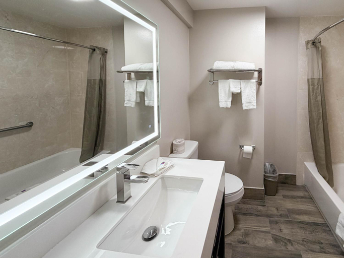 Bathroom 4, Motel 6 Newark, DE, New Castle