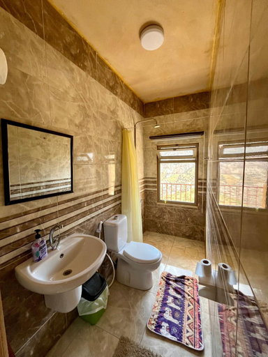 Bathroom 3, Wild Dana Eco Lodge- Hotel-Eco-Camp, Bsaira