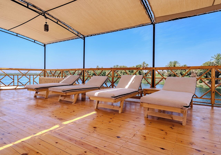 Property grounds, Prince Anoush Dahabiya 3 Nights, Luxor