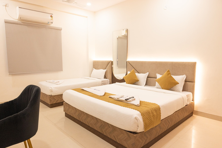 Bedroom 4, Hotel Radhe Pride, Hyderabad