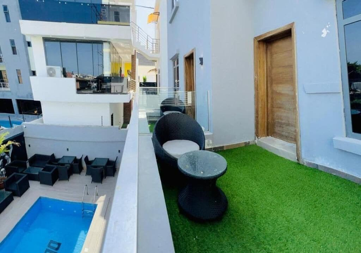 Terrace/patio, Defivez hotel, Eti-Osa