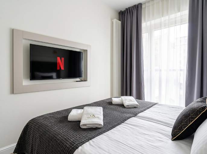 Bedroom 2, P&O Apartments Mennica Residence VII, Warsaw