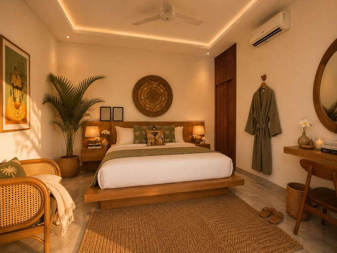 Room 4, Private Pool & Paddy Sunsets - Canggu, Badung