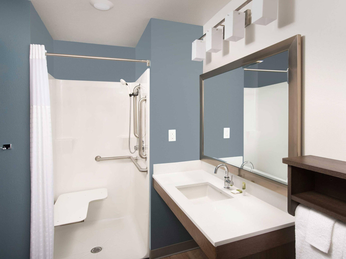 Bathroom 3, WoodSpring Suites Minot, Ward