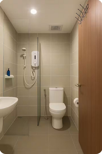 Bathroom, Kozi Square Kozi 9A, Kuching