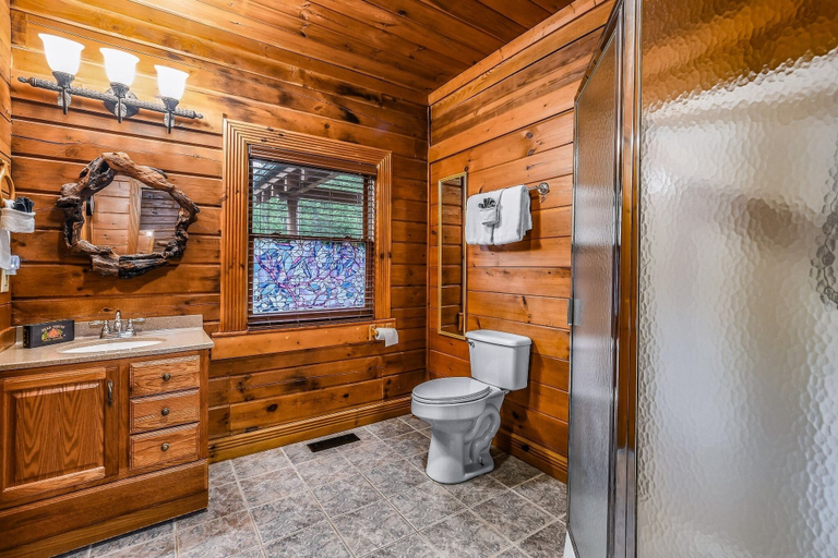 Bathroom 3, Absolute Bearadise 3 Bedroom Cabin by RedAwning, Sevier