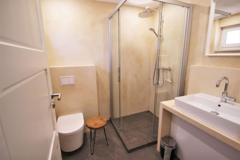 Bathroom 5, Modernly Furnished Double Bungalow With Terrace in the Mirow Holiday Park, Mecklenburgische Seenplatte