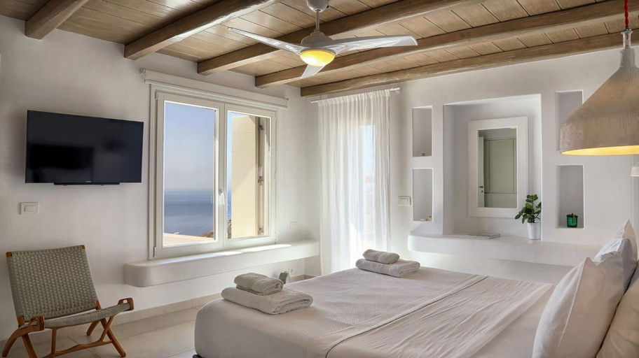 Bedroom 3, Gorgeous Mykonos Villa 12 Bedrooms Villa Nova Light Private Pool, South Aegean