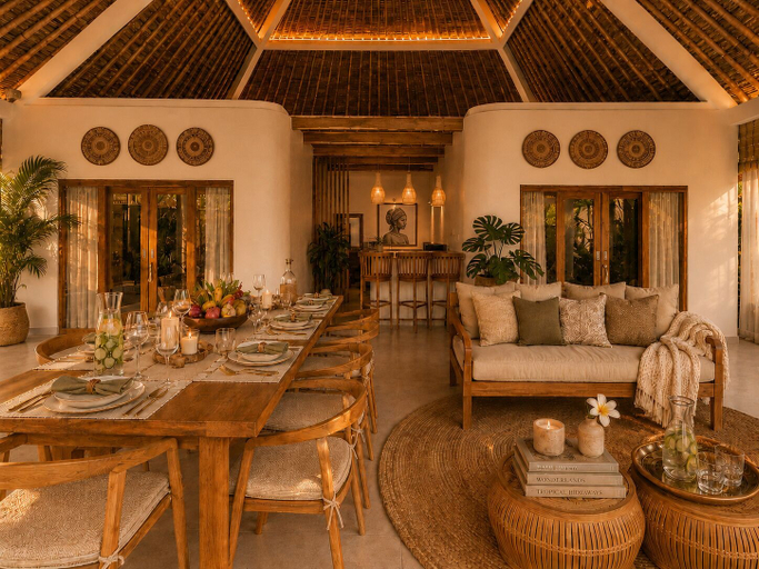 Interior, 2BR Thatched Pool Villa - Canggu, Badung