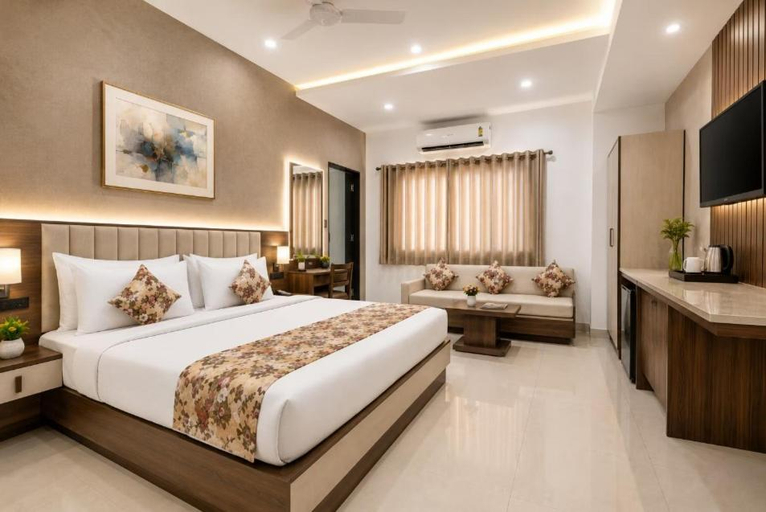 Bedroom, Ashish Palace - A City Center Hotel, Udaipur