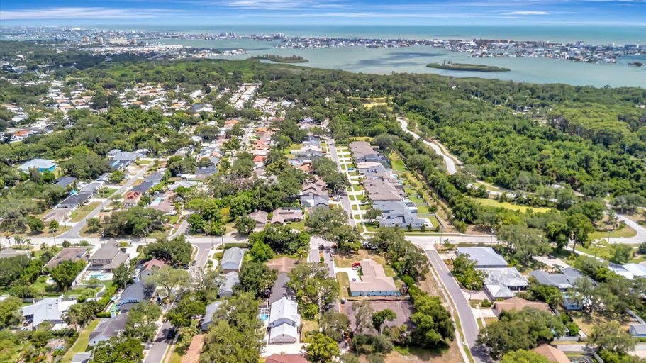Aerial view, Pescador Pool and Spa Home, Pinellas