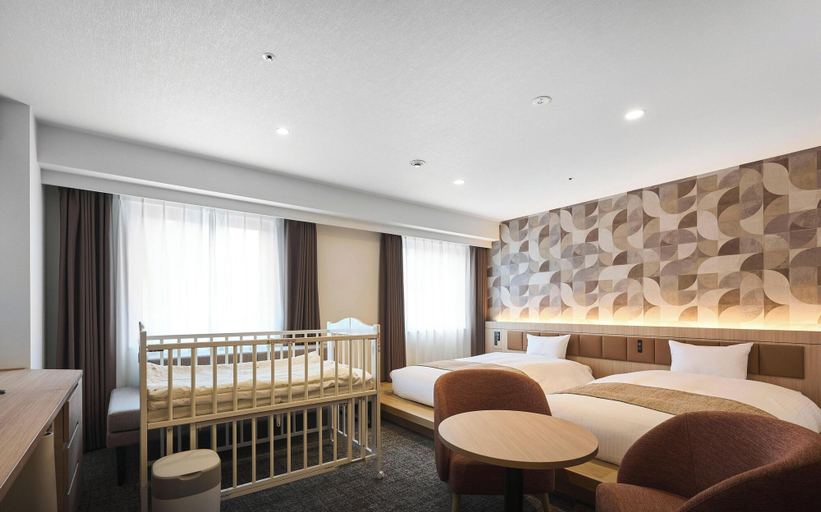 Bedroom 4, Daiwa Roynet Hotel Oita, Ōita