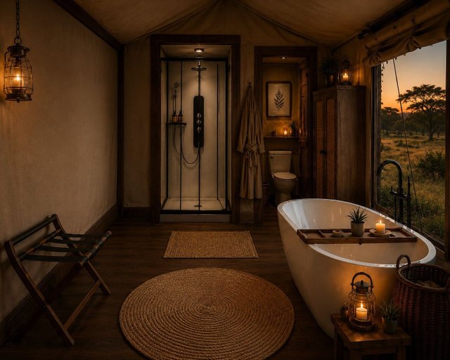 Bathroom 4, Africa Safari Tarangire, Babati