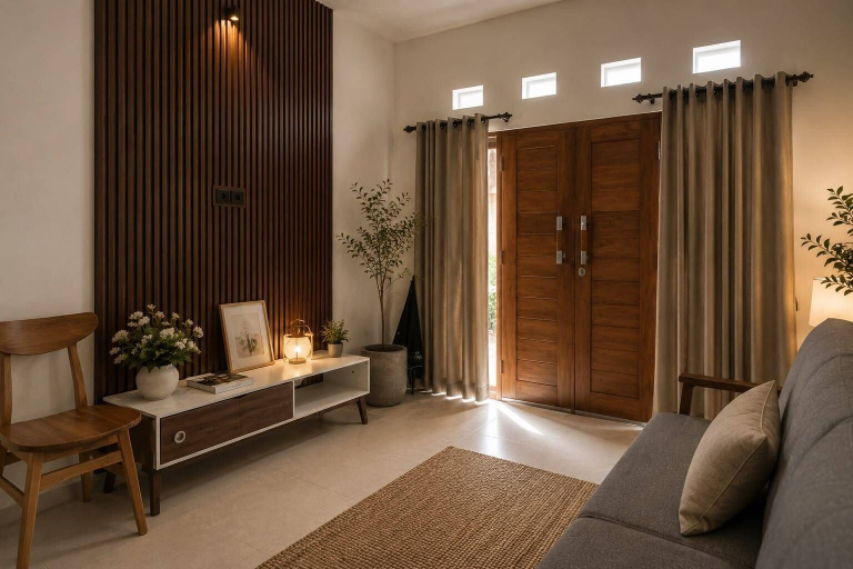 Living area, Dangin Tukad Villa, Badung