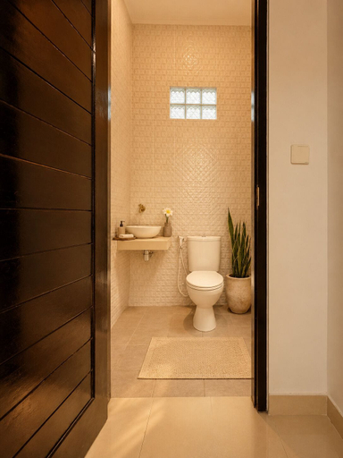 Bathroom 5, Private Pool Villa - Central Canggu, Badung