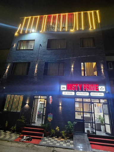 Exterior detail, Hotel Misty Prime, Indore