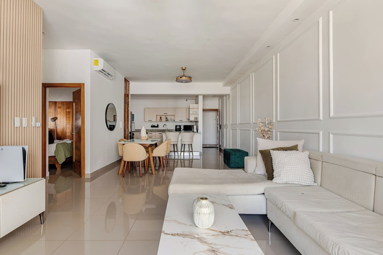Living room 4, Modern 2BR Apartment Near Agora Mall, Distrito Nacional