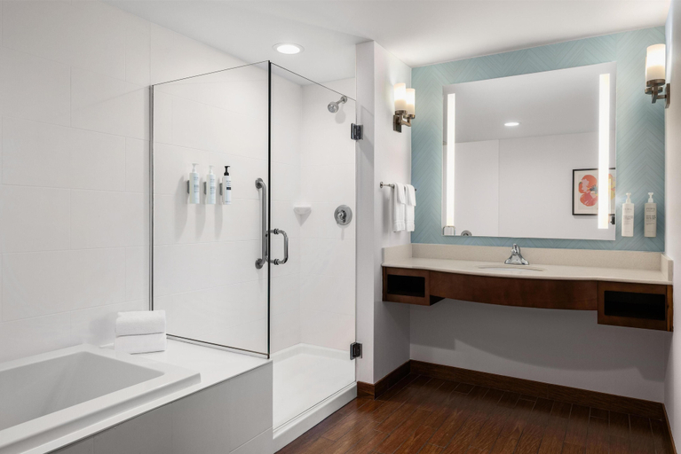 Bathroom 4, Hilton Garden Inn Bettendorf/ Quad Cities, Scott