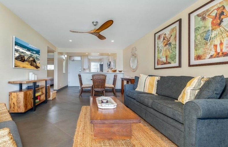 Living area 2, Royal Mauian, #314 2 Bedroom Condo, Maui