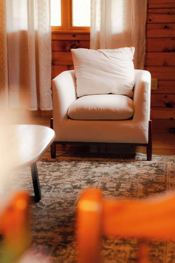 Interior 3, Secluded Cozy Log Cabin Villa, Vinton