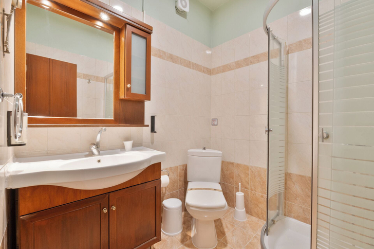 Bathroom 5, Kelyfos Hotel Bungalows and Suites, Central Macedonia
