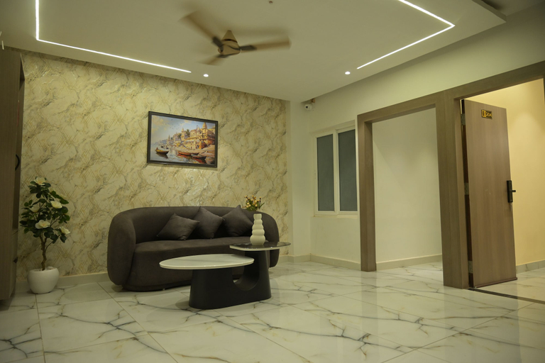 Living area 2, Hotel Bliss Kashi, Varanasi