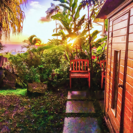Terrace/patio 4, Hale Akala - Shared Home & Suite, Hawaii