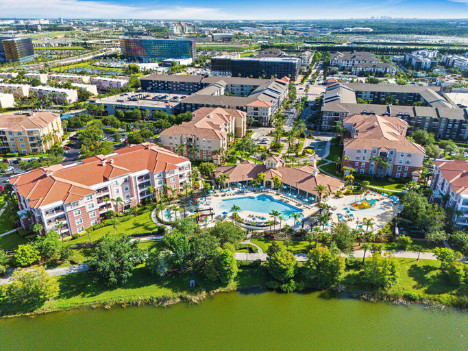 Aerial view, Vcr2-201 - 3BR Condo With Resort Access Orlando, Orange