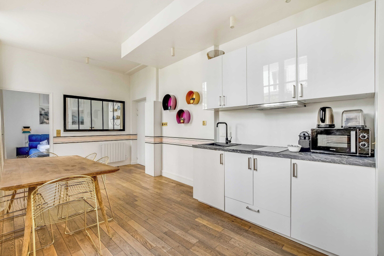 Private kitchen 2, Modern Flat - 2ch/6p - Bastille, Paris