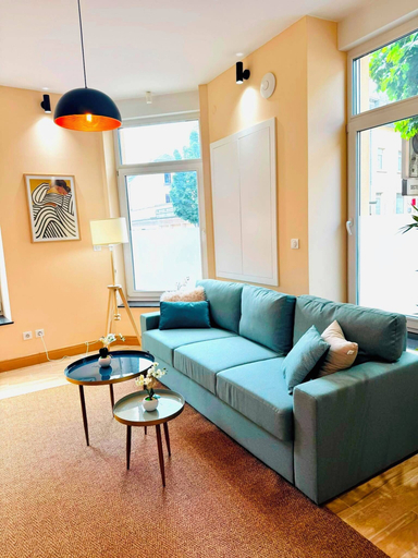 Living area 4, Stylish Brand New 1 bedroom Apartment, Luxembourg