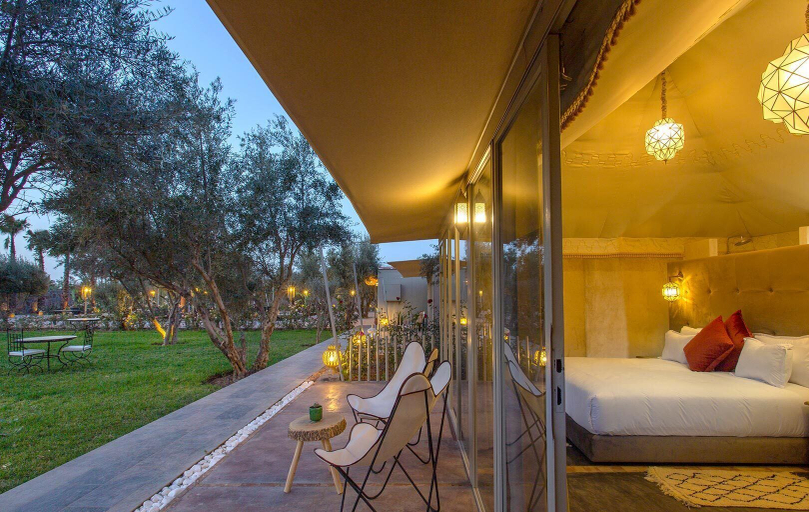 Terrace/patio, Domaine Yakout, Marrakech