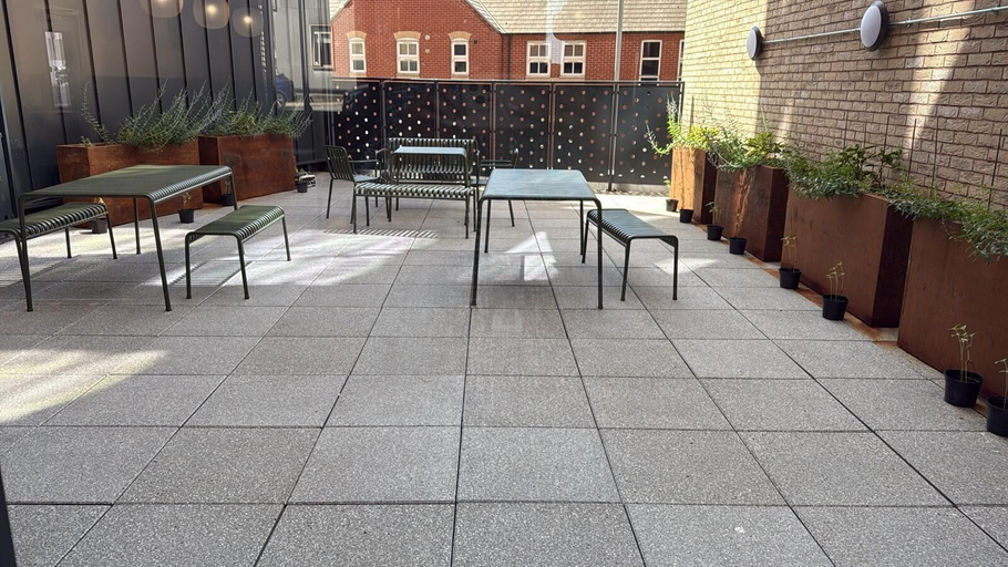 Outdoor dining 4, Student Only Fabric, Nottingham