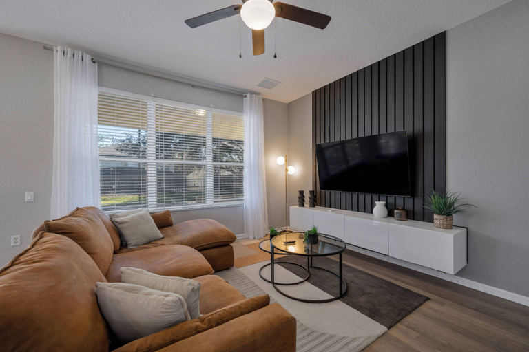 Living room 2, Wh7712 - 6BR House w/ Resort Access Near Disney, Osceola