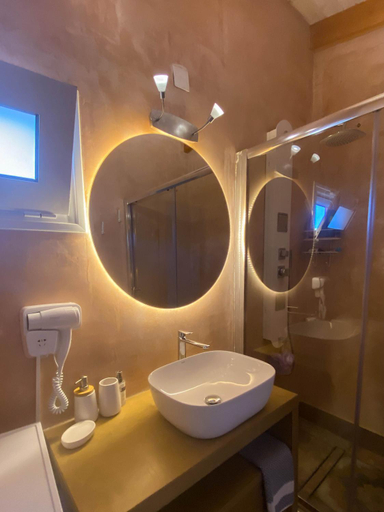 Bathroom, Villa Momentum με θεα,Πισινα, ανεξαρτητοι χωροι, Crete