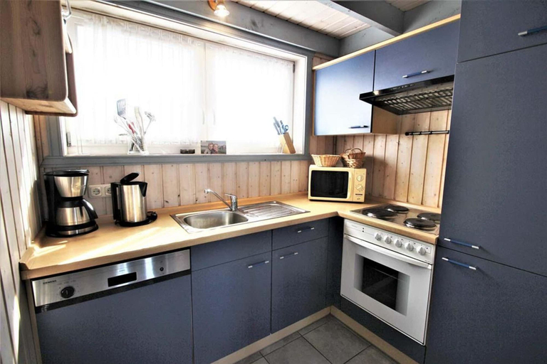 Private kitchen, Ferienhaus im Skandinavischen Stil mit Garten im Hafendorf Rechlin, Mecklenburgische Seenplatte