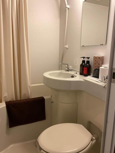 Bathroom 4, Omori Happy Smile Hotel, Ōta