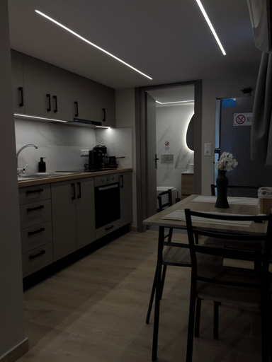 Private kitchen 4, Antonio Airport Loft-FREE AIRPORT SHUTLE, Attica