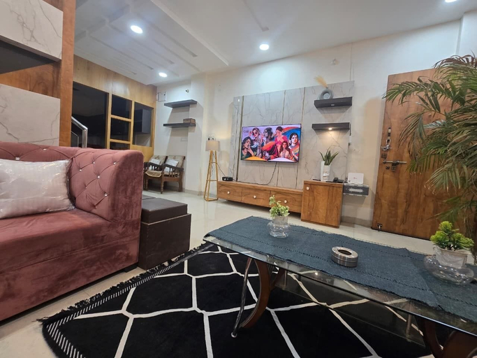 Living area, The white Town Homestay, Indore
