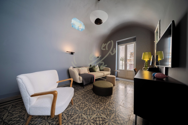 Living area 2, TD Casa del Sagrato Rooftop View, Bari