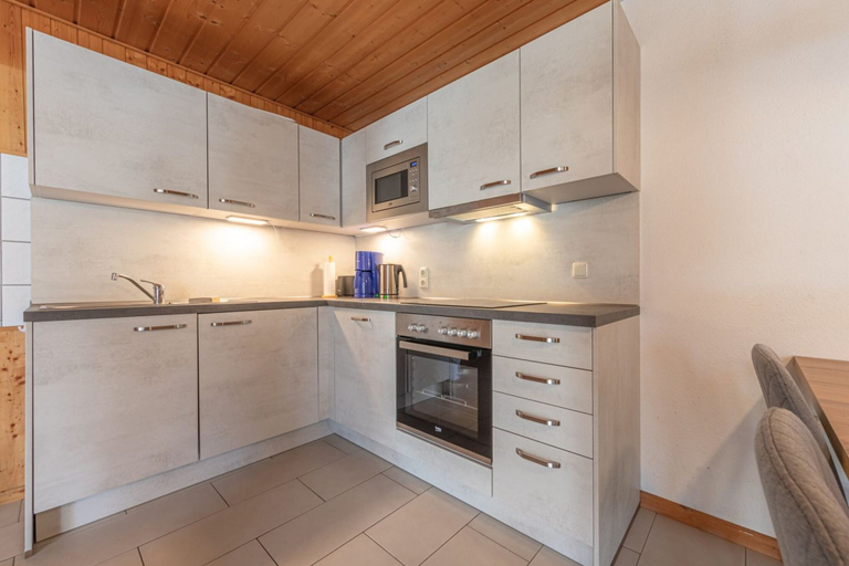 Private kitchen, Gemutlicher Doppelbungalow mit Garten und Kaminofen in Mirow, Mecklenburgische Seenplatte