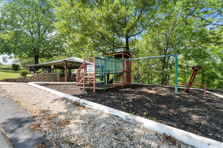Children's area, Ozark Skyline Retreat, Stone