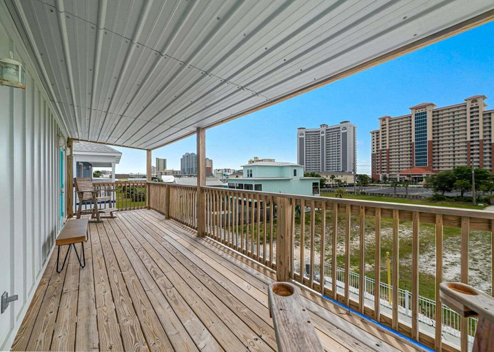 View from room 2, Full Home Duplex, Includes Both Sides w/ Private Pool Steps From Beach, Baldwin