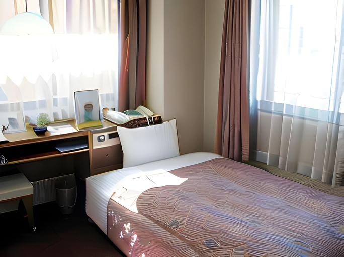 Bedroom 4, Business Hotel Sunlight Honkan, Fuchū