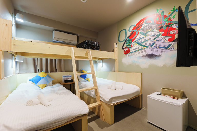 Bedroom 4, BAKURO - DOYANEN HOTELS, Osaka