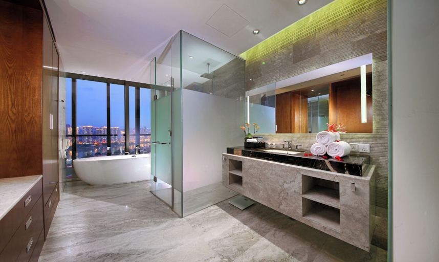 Bathroom 2, Zhangzhouyuanshan fliport hotel, Zhangzhou
