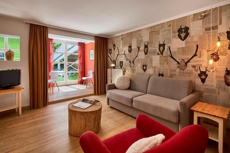 Living area 2, Appartamenti La Sajun e Les Viles, Bolzano