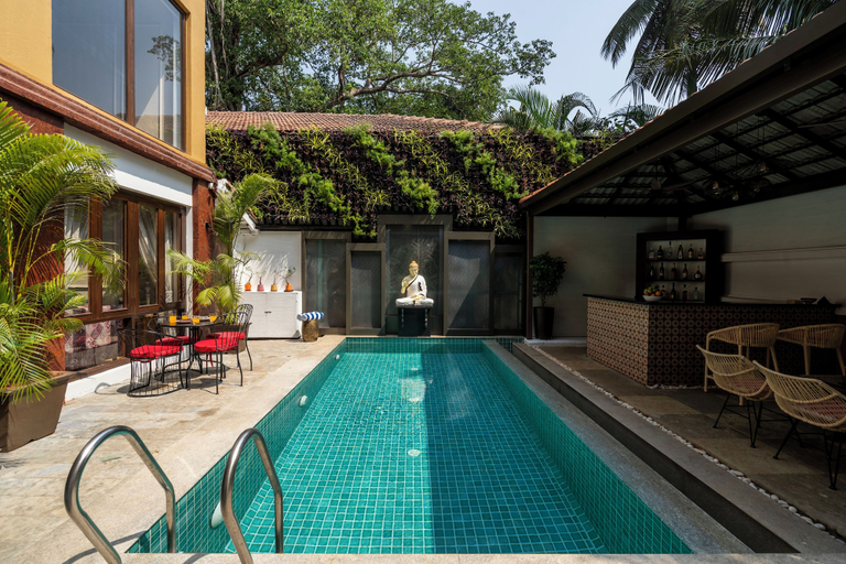 Pool 2, Staymaster Shangrila-4BR Private villa, North Goa