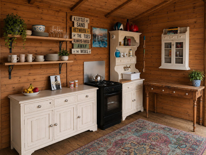 Interior, Oceanview Cosy Cabin