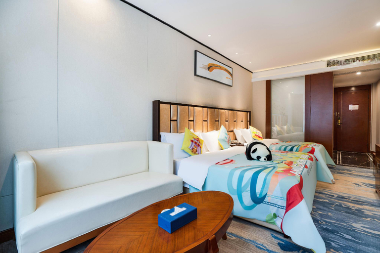 Bedroom 3, RUNDUINTERATIONAL THE SPRINGS HOTEL, Ngawa Tibetan and Qiang