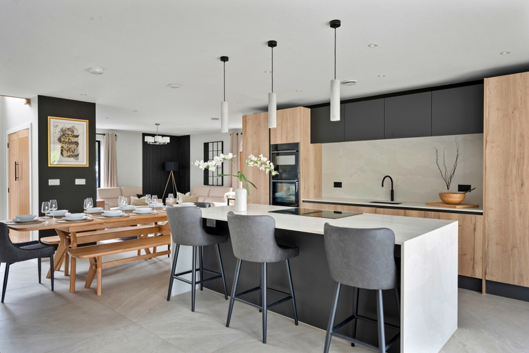 Private kitchen 4, Stunning Bude Retreat With Hot Tub, Cornwall